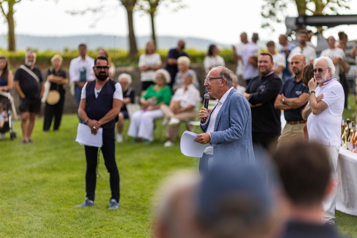 Discours d'ouverture en plein air